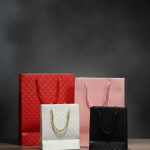 მყარი სასაჩუქრე ჩანთა დაჟატული