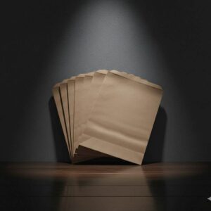 ქაღალდის პაკეტი სახელურის გარეშე