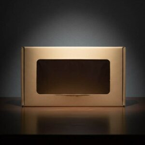 კრაფტის  ყუთი ფანჯრიანი