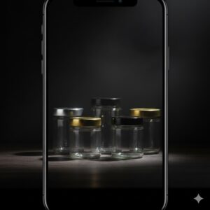 მინის ქილა 180 მლ