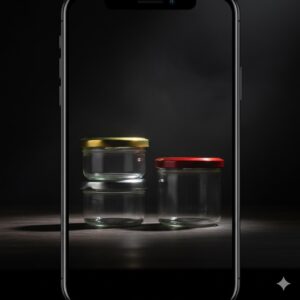 მინის ქილა 100 მლ