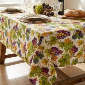 წყალგაუმტარი სუფრა ხილის პრინტით