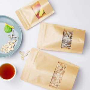 კრაფტის პაკეტები ზიპ  შესაკრავით