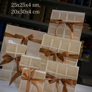 შოკოლადის თეთრი ყუთები