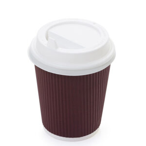 ქაღალდის ჭიქები თავსახურით